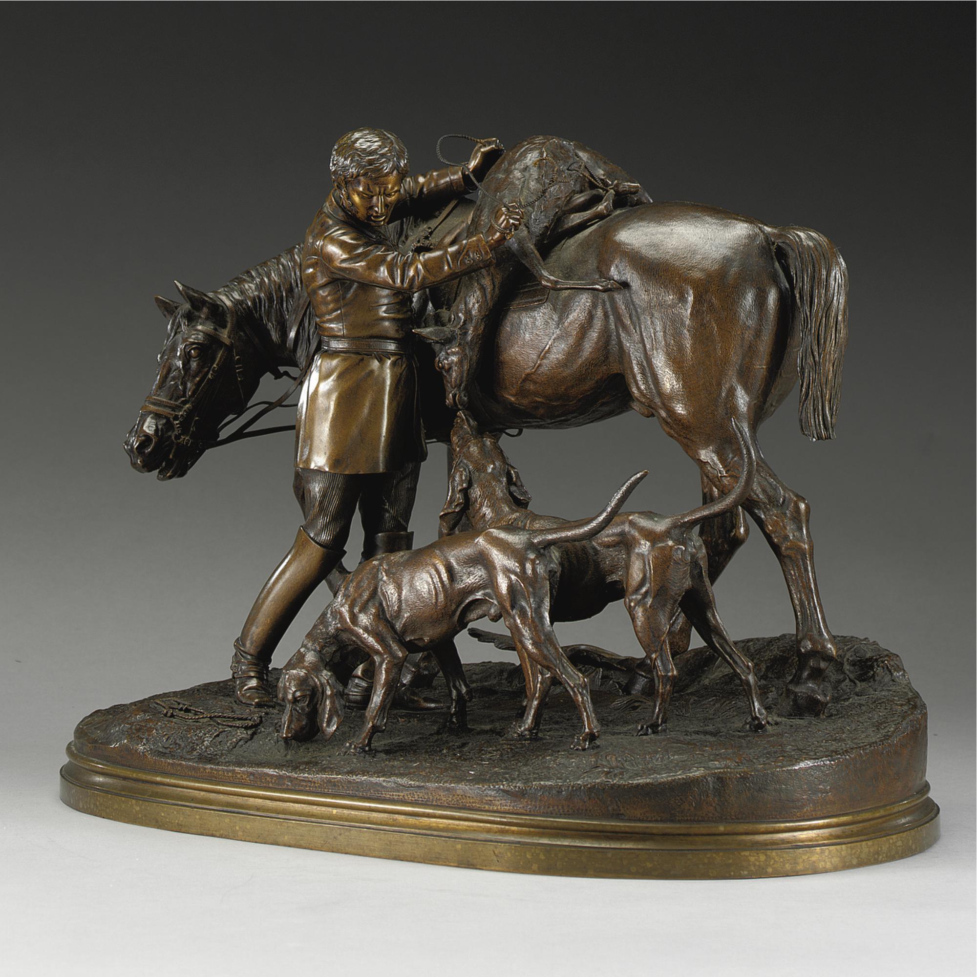 Alfred Dubucand - French Le Retour De La Chasse A Courre