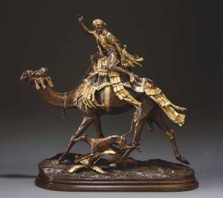 Alfred Dubucand - Hunting in the Sahara