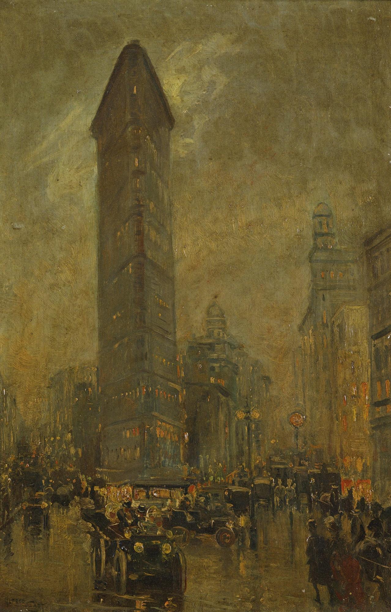 Alfred East - The Flatiron, New York