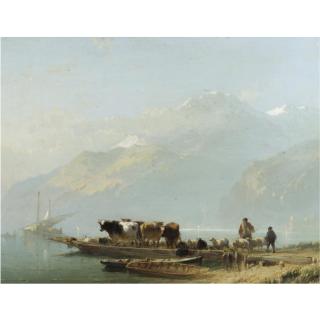 Alfred Eduard Agenor Van Bylandt - Cattle Raft