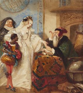 Alfred Edward Chalon, R.A. - The Fortune Teller