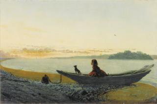 Alfred Edward Emslie, A.R.W.S. - At Twilight