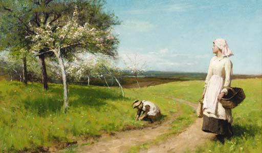 Alfred Edward Emslie, A.R.W.S. - Springtime