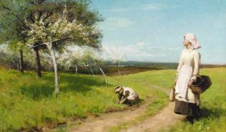 Alfred Edward Emslie, A.R.W.S. - Springtime