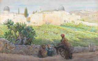 Alfred Edward Emslie, ARWS - Jerusalem