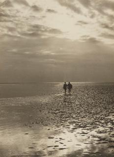 Alfred Ehrhardt - Wandernde in den unendlichen Weiten des Watts