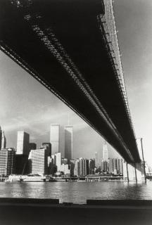 Alfred Eisenstaedt - Brooklyn Bridge (View of Lower Manhattan and the Twin Towers of the World Trade Center)