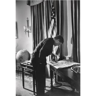 Alfred Eisenstaedt - President John F. Kennedy In The Oval Office, 1961