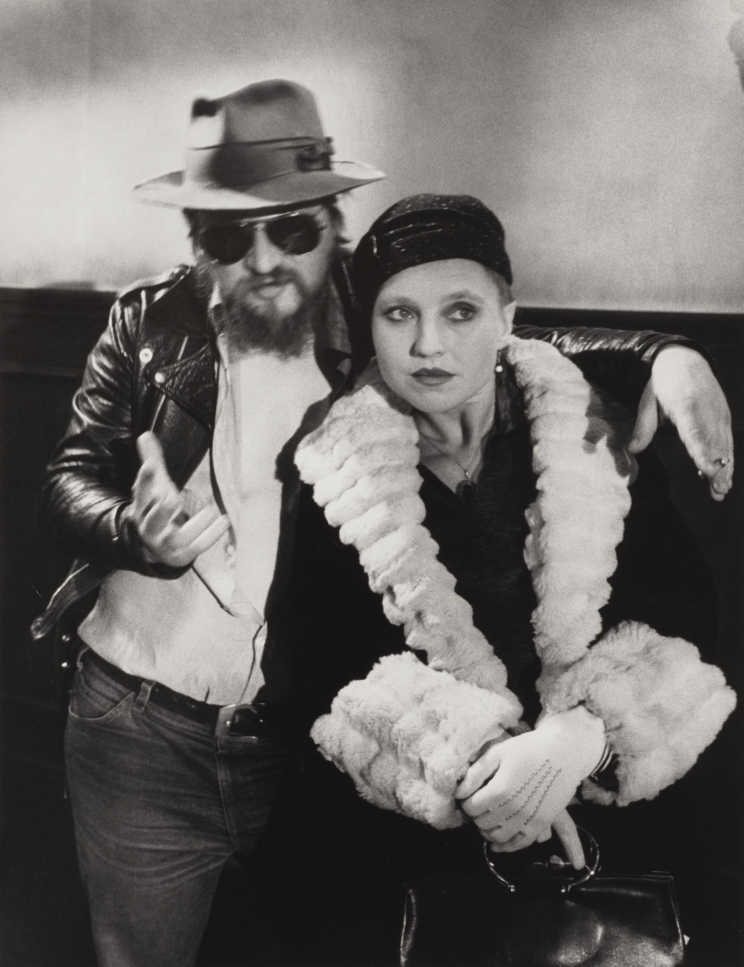 Alfred Eisenstaedt - Rainer Werner Fassbinder and Hanna Schygulla during the filming of \