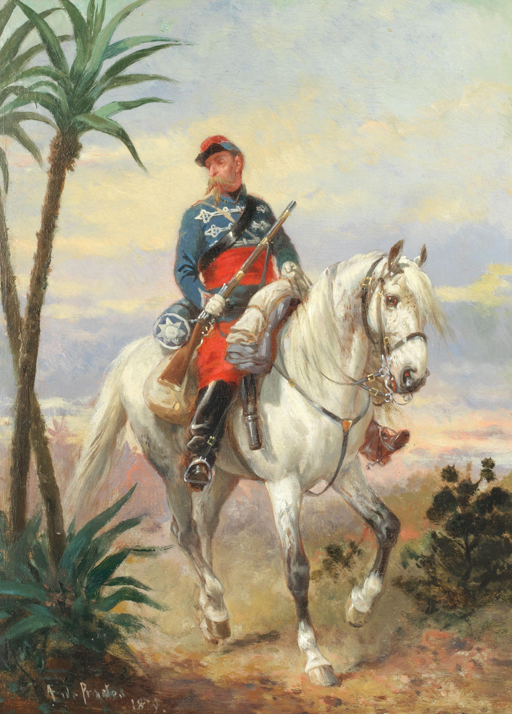 Alfred F. De Prades - Horseman In Mexico