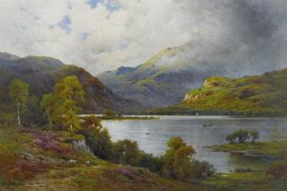 Alfred Fontville De Breanski, Jr. - September Morning, Loch Lomond