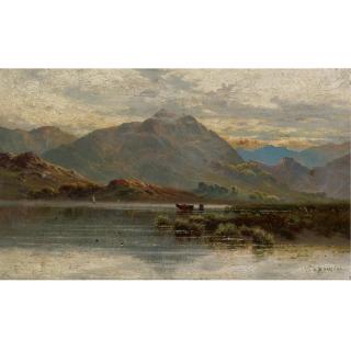 Alfred Fontville De Breanski - A View Of Ullswater
