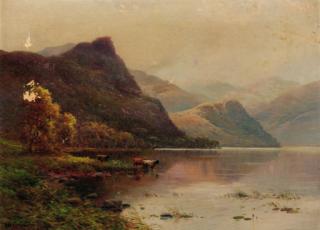 Alfred Fontville de Bréanski - Early Morning, Lodore, Derwentwater
