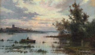 Alfred Fontville de Bréanski - Evening, Christchurch