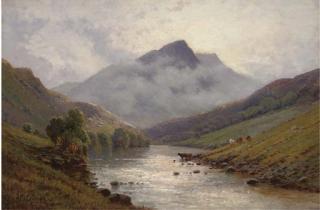 Alfred Fontville de Bréanski - In The Lledr Valley, North Wales