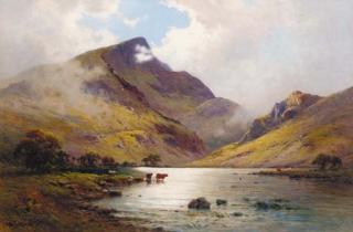 Alfred Fontville De Breanski - Llyn Ogwen, North Wales