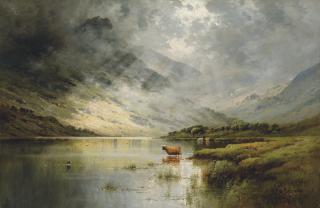 Alfred Fontville De Bréanski - On Loch Etive, Argyll