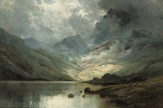 Alfred Fontville de Bréanski - Sunshine And Shadow, Wastwater, Cumbria