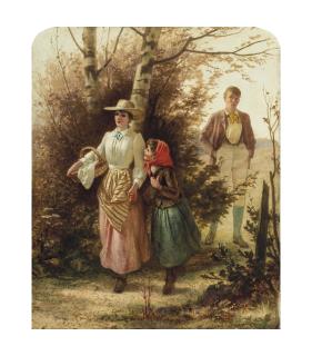 Alfred Fowler Patten, R.B.A. - A bashful swain