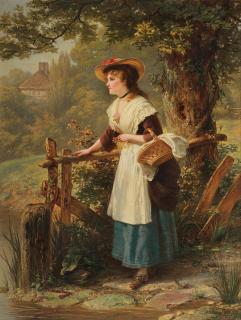 Alfred Fowler Patten - \'Alone At The Ferry\'