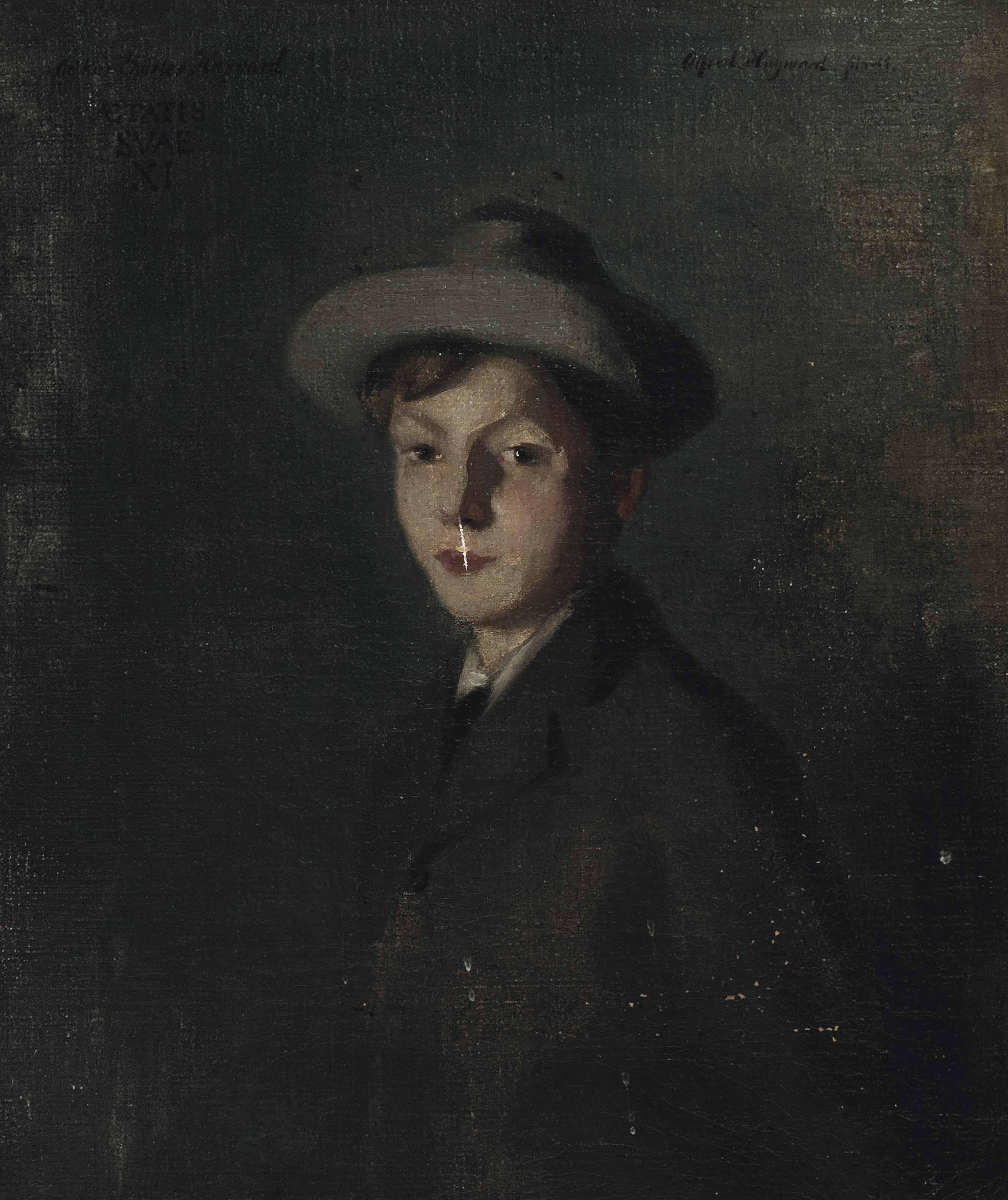Alfred Frederick William Hayward, R.O.I. - Portrait of Arthur Charles Hayward aged 11