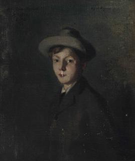 Alfred Frederick William Hayward, R.O.I. - Portrait of Arthur Charles Hayward aged 11
