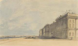 Alfred Gomersal Vickers - The Winter Palace at St. Petersburg, Russia