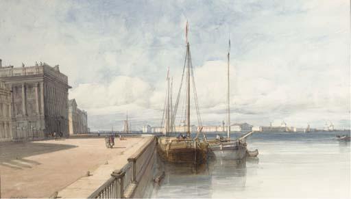 Alfred Gomersal Vickers - The Winter Palace At St. Petersburg, Russia