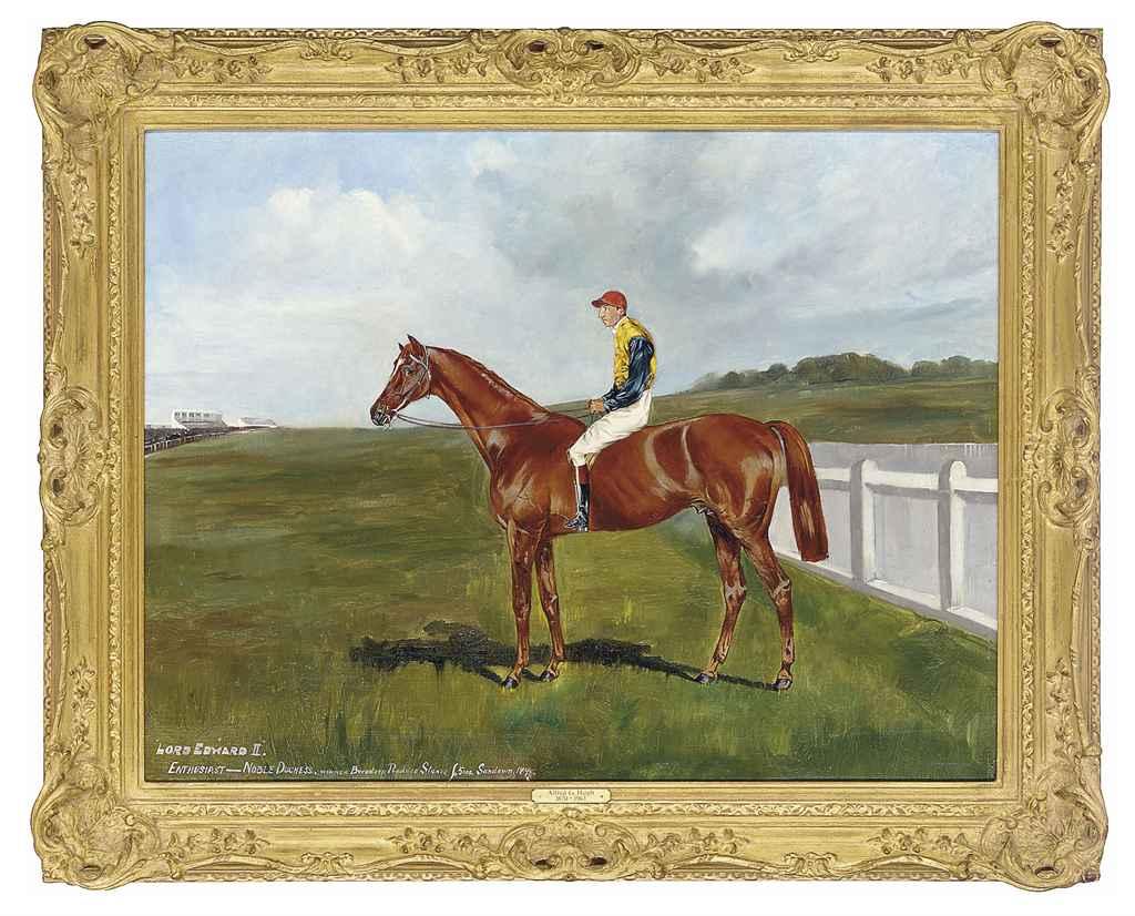 Alfred Grenfell Haigh - Lord Edward II with jockey up