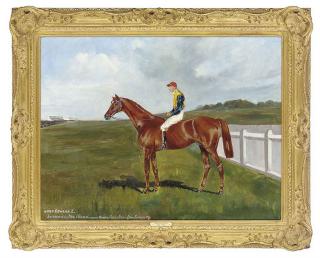 Alfred Grenfell Haigh - Lord Edward II with jockey up