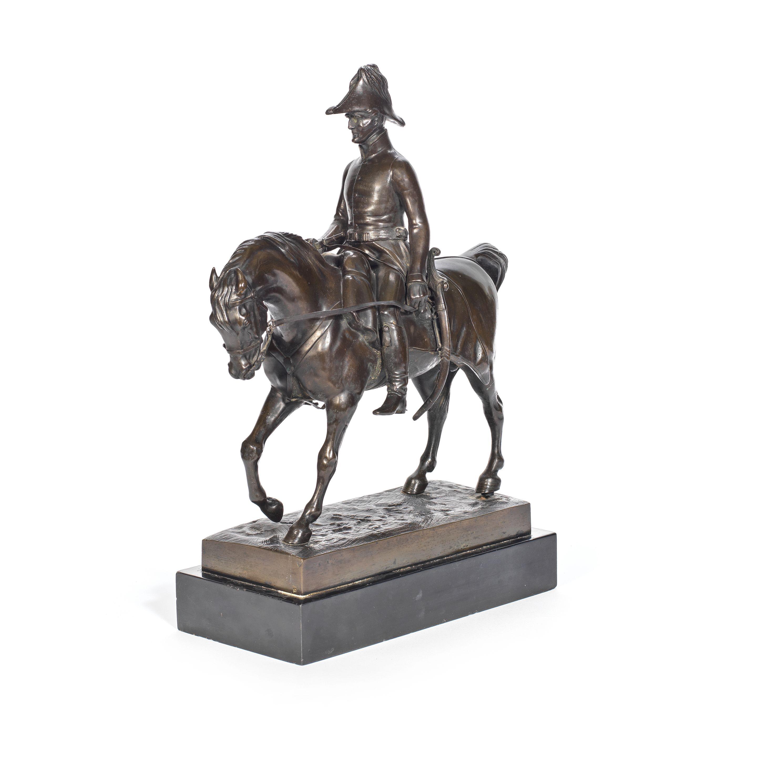Alfred-Guillaume-Gabriel, Comte D\'Orsay - A Bronze Equestrian Portrait Of Arthur Wellesley, 1St Duke Of Wellington