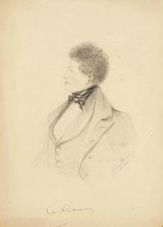 Alfred-Guillaume-Gabriel Comte D\'Orsay - Portrait d\'Alexandre Dumas