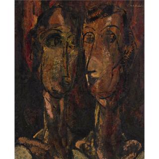 Alfred H. Maurer - Two Heads