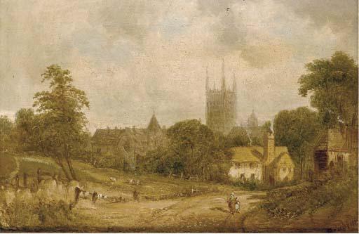 Alfred H. Vickers - Going to church