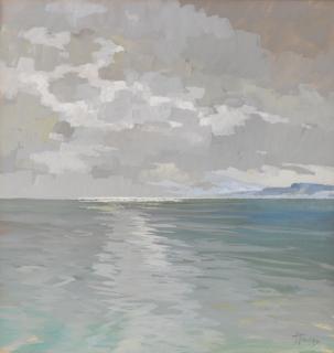 Alfred Haushofer - Chiemsee im Nebel