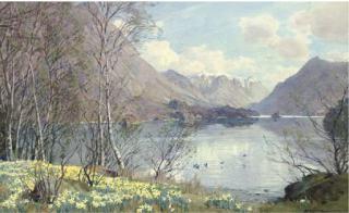 Alfred Heaton Cooper - Wild Daffodils, Ullswater
