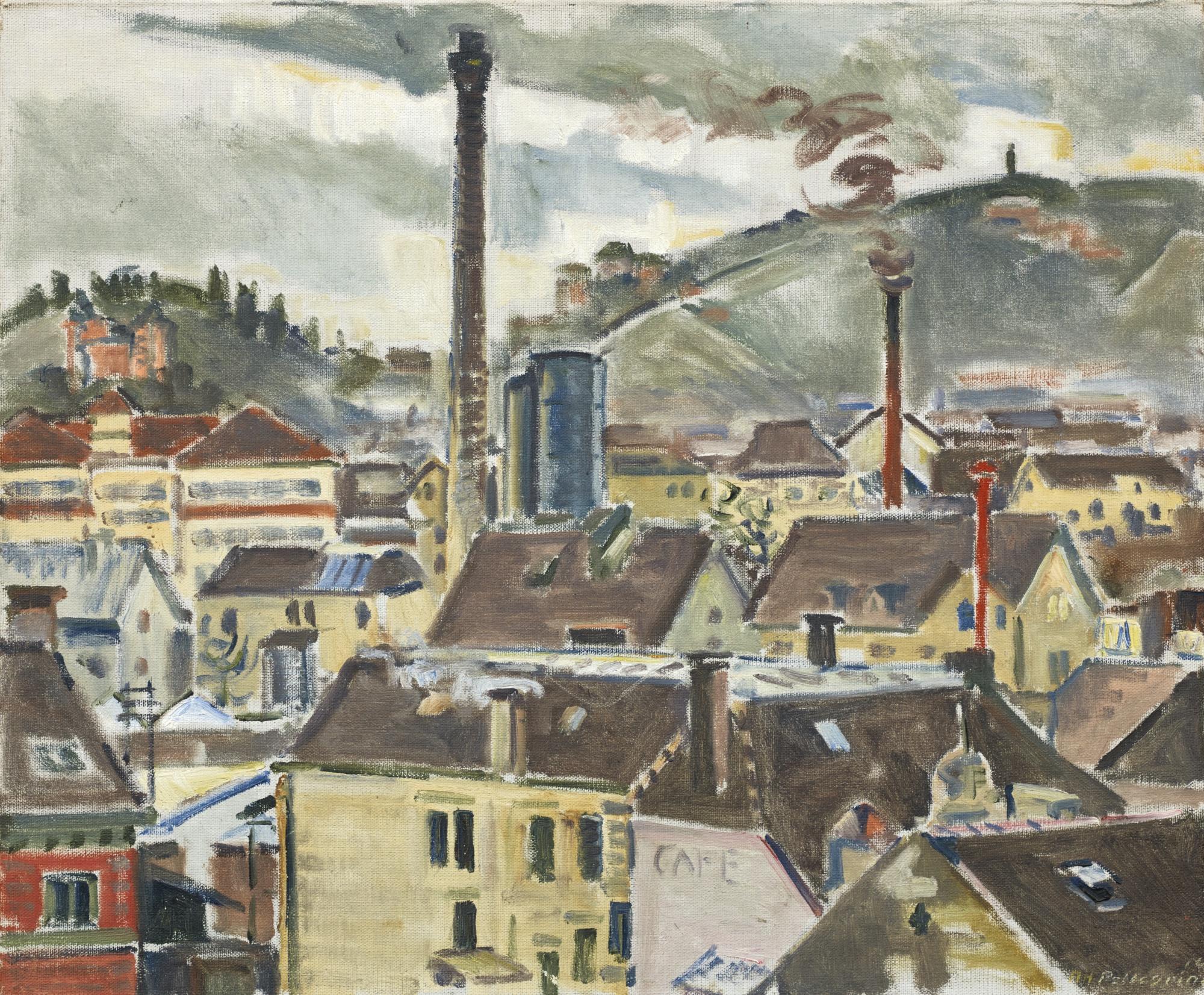 Alfred Heinrich Pellegrini - Blick Auf Stuttgart Iii, 1914