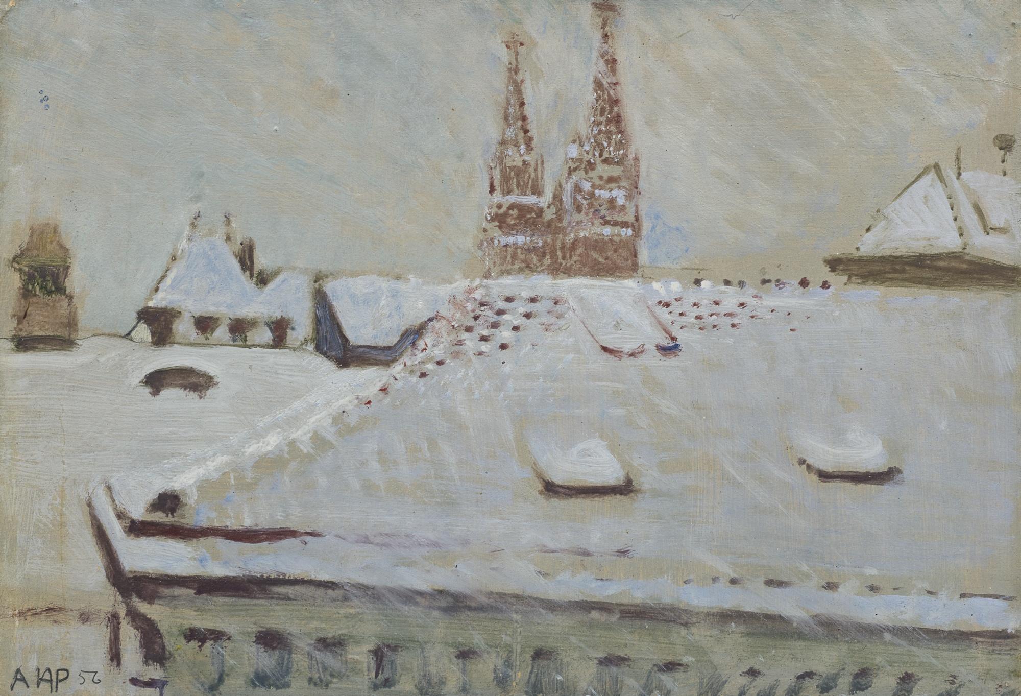 Alfred Heinrich Pellegrini - Februarschnee, 1956