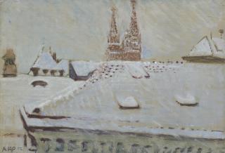 Alfred Heinrich Pellegrini - Februarschnee, 1956