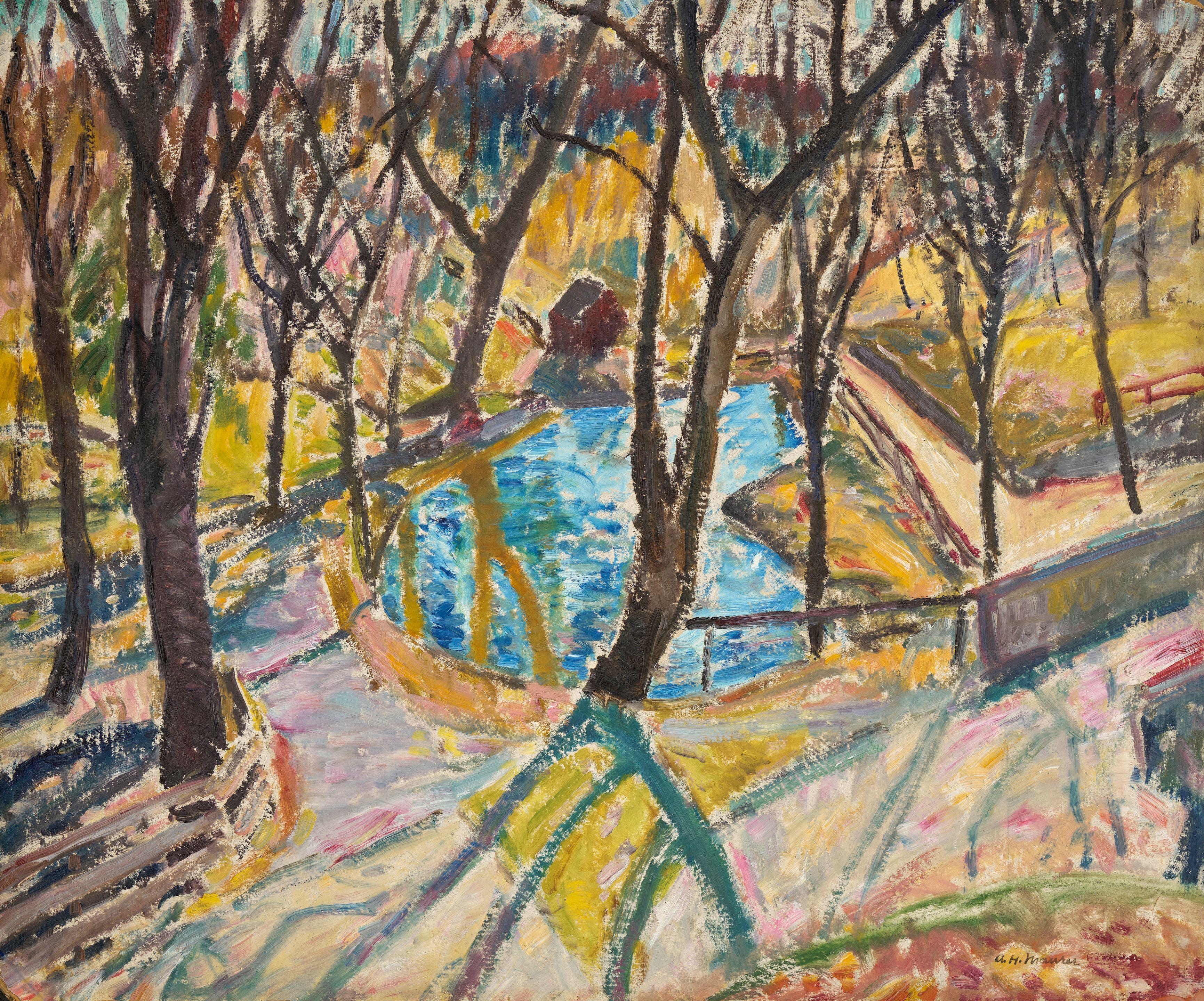 Alfred Henry Maurer - Early Landscape