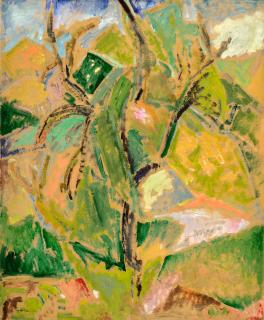 Alfred Henry Maurer - Fauvist Landscape