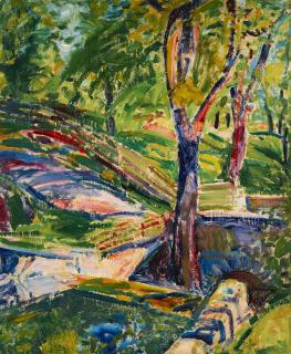 Alfred Henry Maurer - Fenced Landscape