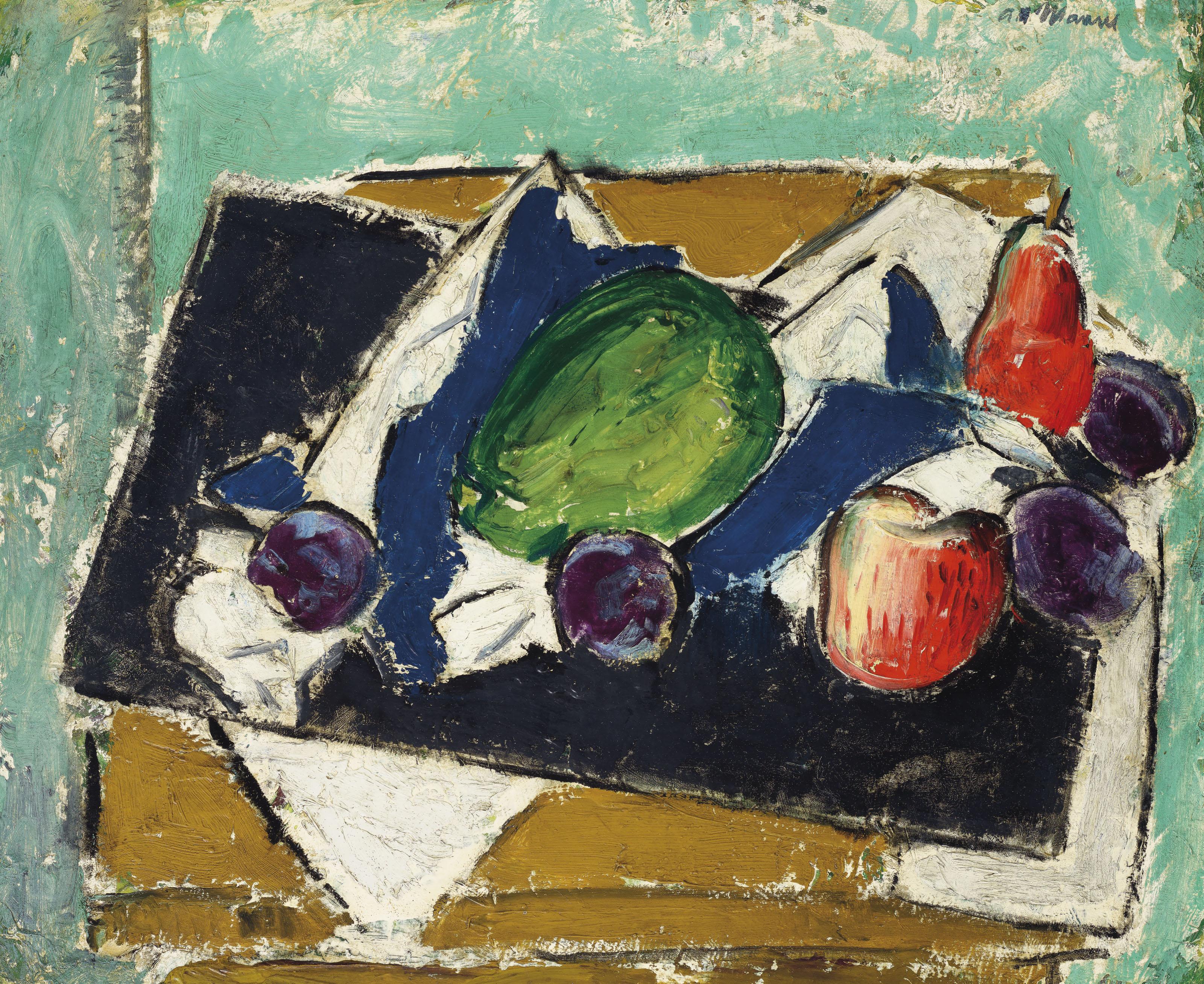 Alfred Henry Maurer - Plums and Pears