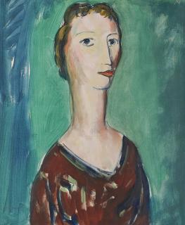 Alfred Henry Maurer - Portrait of a Young Girl