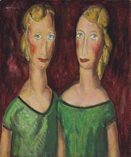 Alfred Henry Maurer - Two Sisters In Green
