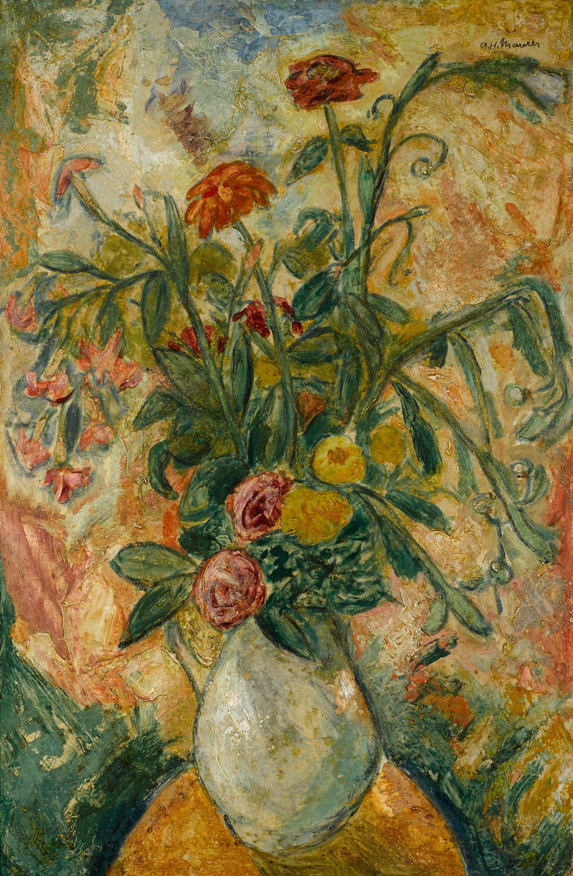 Alfred Henry Maurer - Vase of Flowers