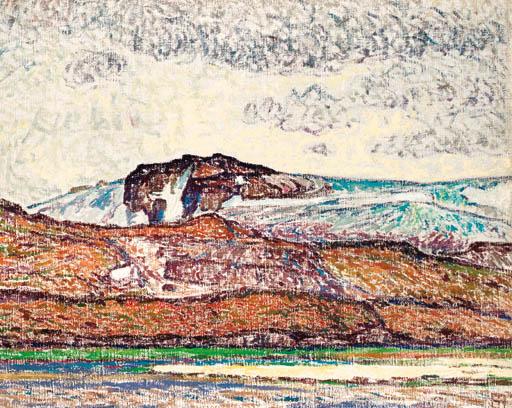 Alfred Hermann Helberger - Landschaft mit Fluß