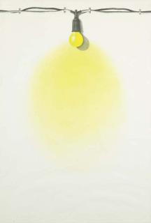 Alfred Hofkunst - Ampoule Jaune, 1971