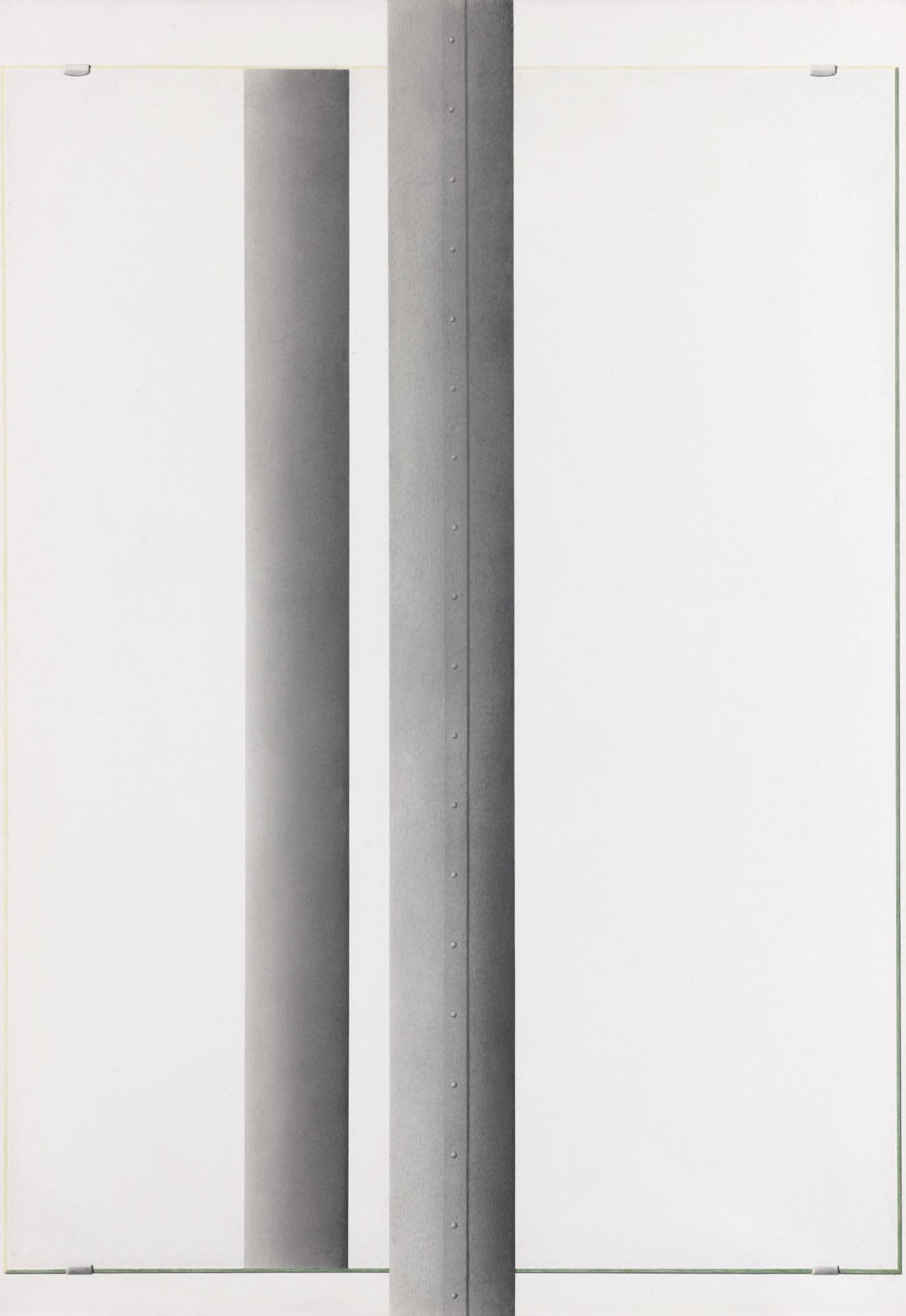Alfred Hofkunst - Tuyau De Chauffage (À Mazout Avec Miroir), 1974
