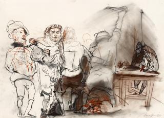 Alfred Hrdlicka - Bauernkrieg / Quatiermachen